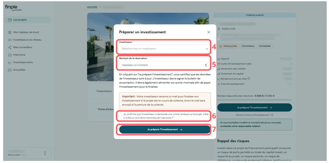 Préparer un investissement 4